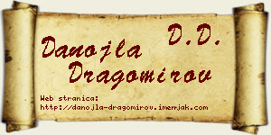 Danojla Dragomirov vizit kartica